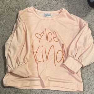 Be Kind Kids Shirt - Peach